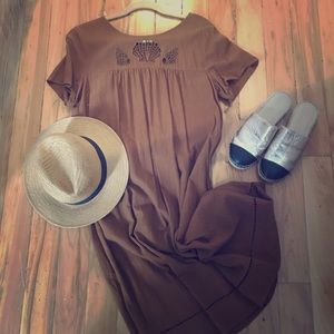 &other stories Rust Linen Dress